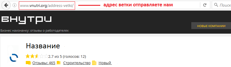 удаление негативных отзывов